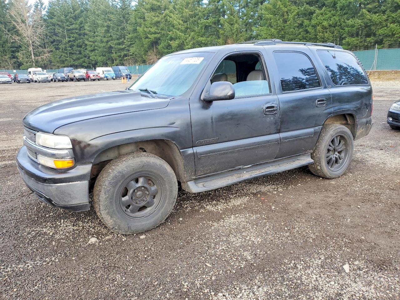 2001 Chevrolet Tahoe LT, VIN 1GNEK13T11J167773 — Rear end