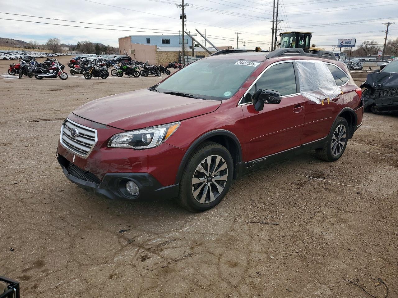 2016 Subaru Outback Limited, VIN 4S4BSENC0G3249891 — Front end