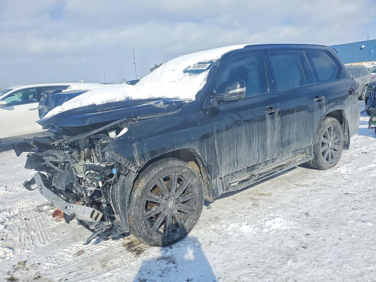 2021 Lexus LX 570, VIN JTJDY7AX3M4341211 — Перед