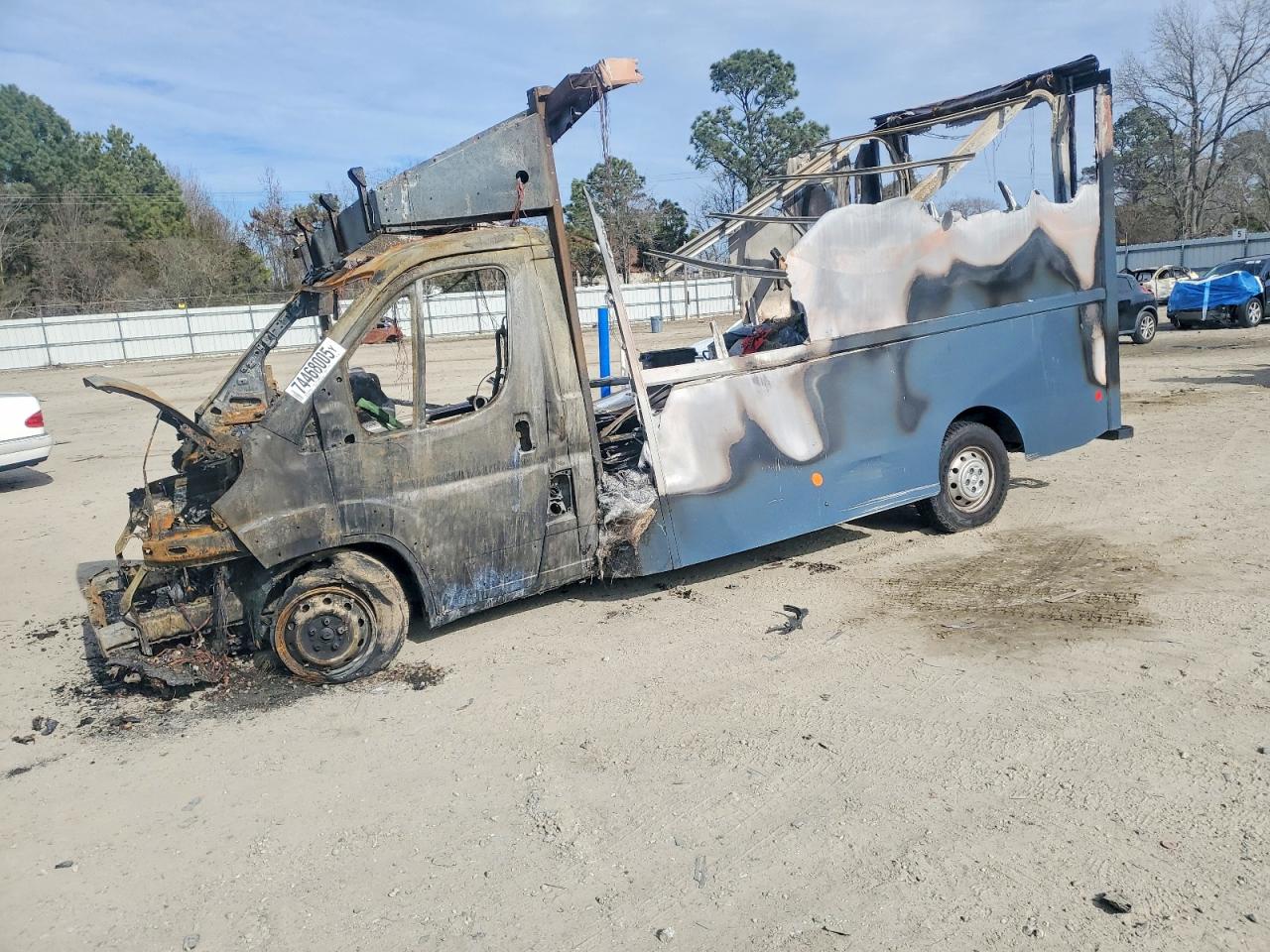 2022 Ram ProMaster, VIN 3C7WRVMG3NE125953 — Burn