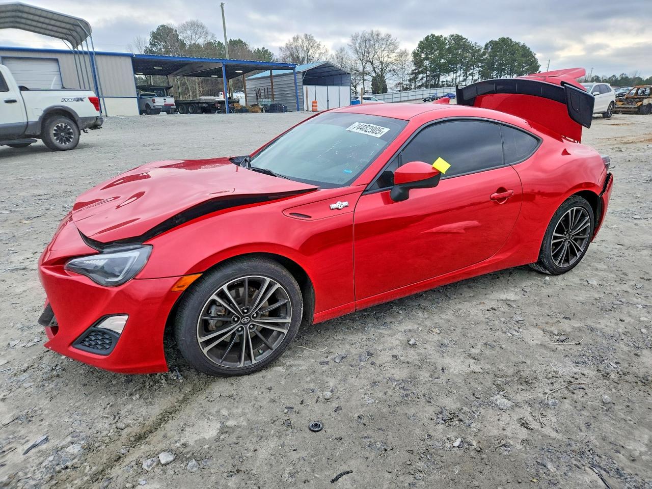 2016 Scion FR-S, VIN JF1ZNAA14G8703169 — Rear end
