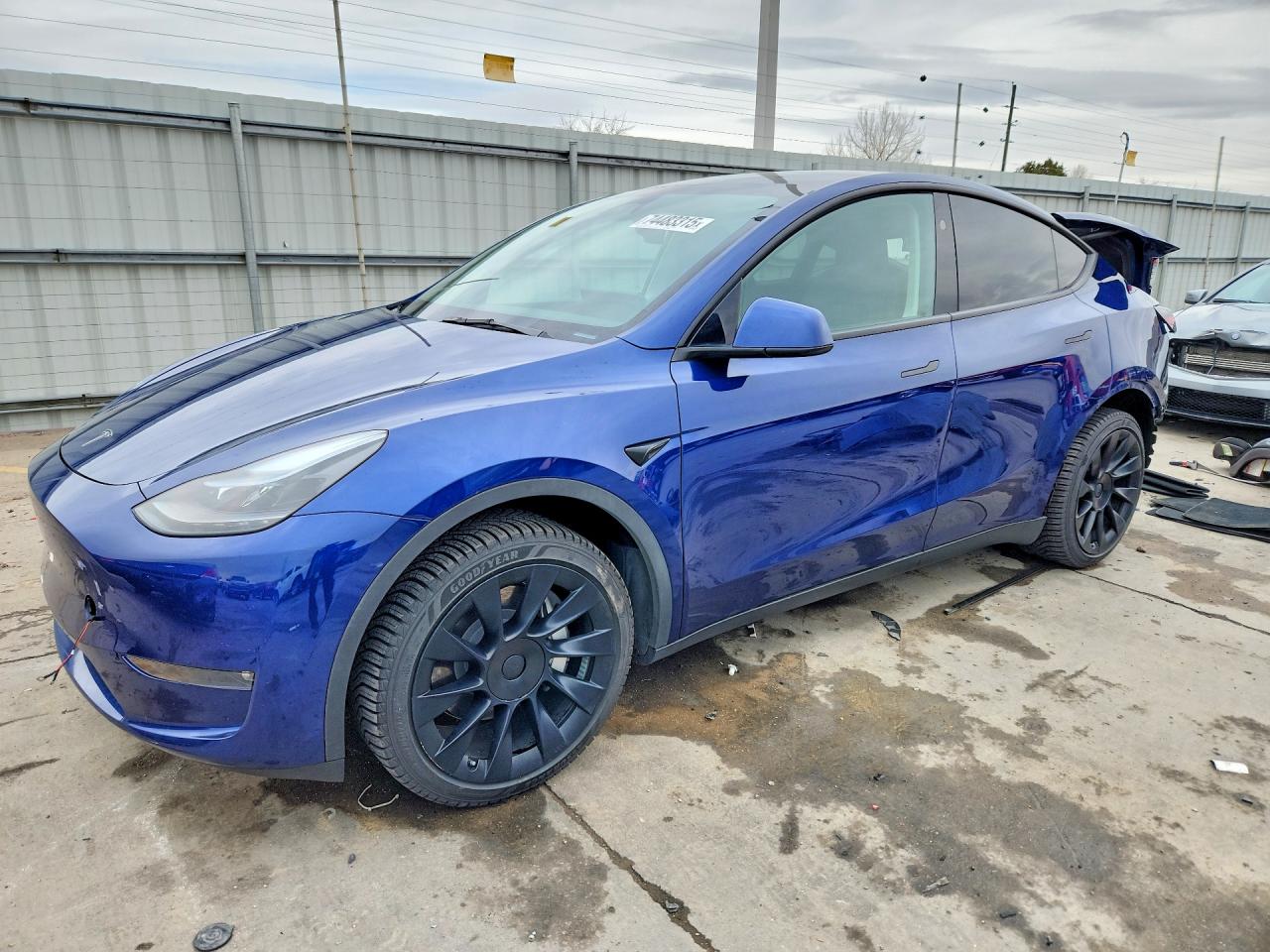 2024 Tesla Model Y Long Range, VIN 7SAYGDEE2RF986465 — Rear end