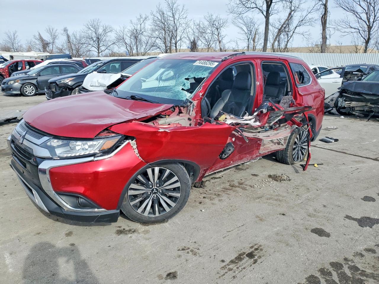 2020 Mitsubishi Outlander ES, VIN JA4AZ3A39LZ030208 — Vandalism