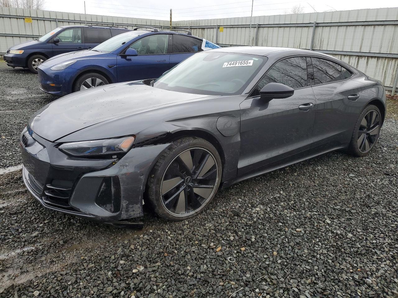 2023 Audi e-tron GT Prestige, VIN WAUEJBFW3P7005573 — Перед