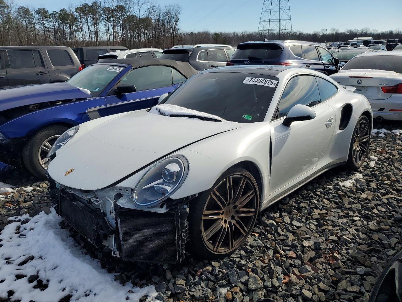 2015 Porsche 911 Turbo S, VIN WP0AD2A92FS166227 — Перед