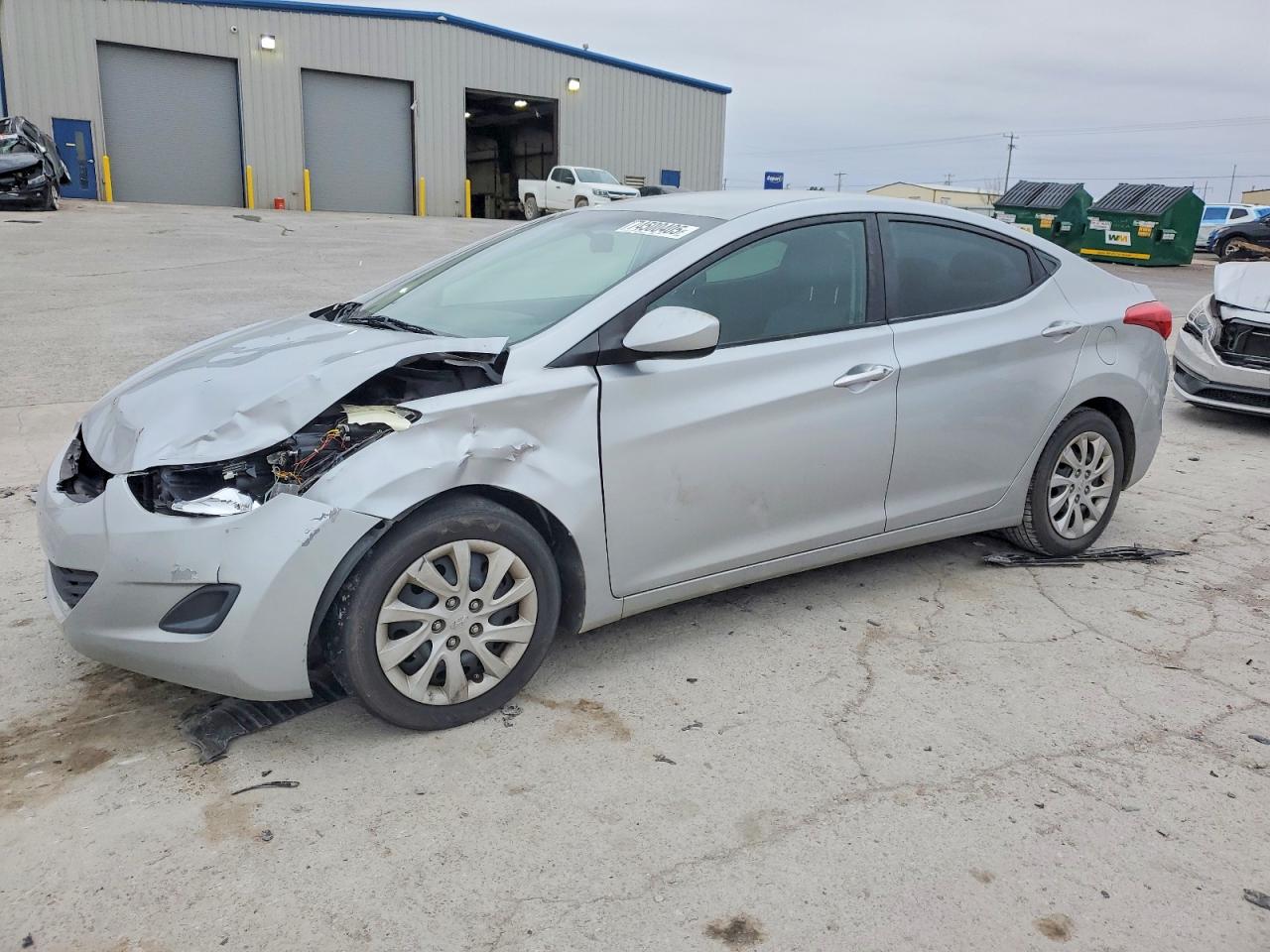 2011 Hyundai Elantra GLS, VIN 5NPDH4AE9BH052440 — Front end