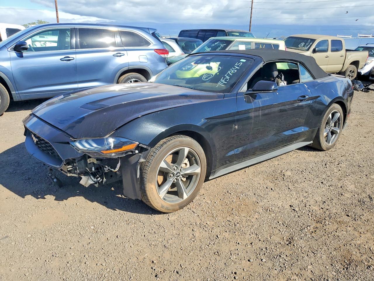 2023 Ford Mustang EcoBoost, VIN 1FATP8UH3P5101673 — Опрокидывание