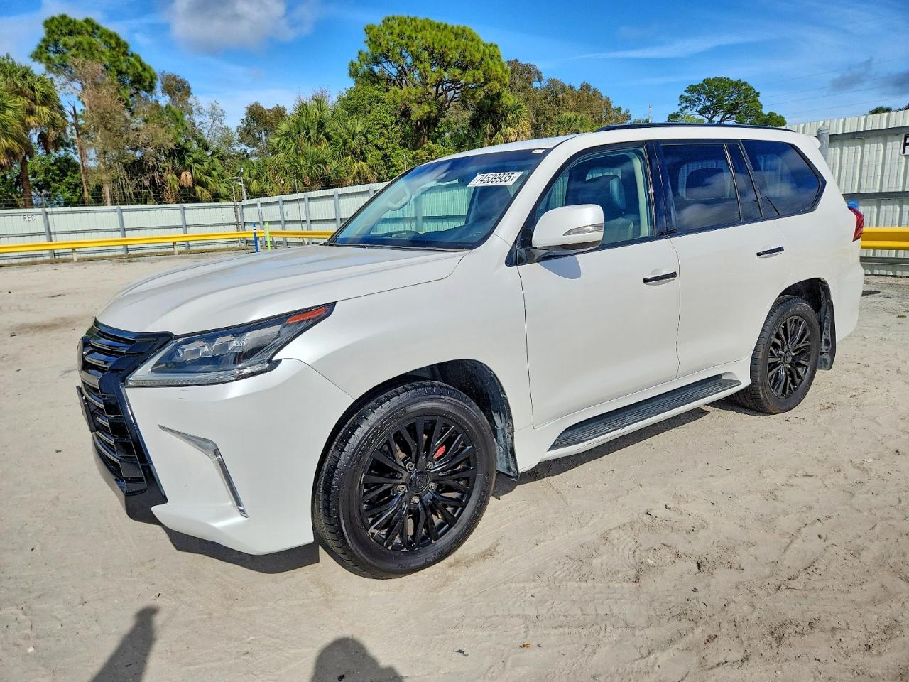 2018 Lexus LX 570, VIN JTJHY7AX5J4265259 — Water / flood