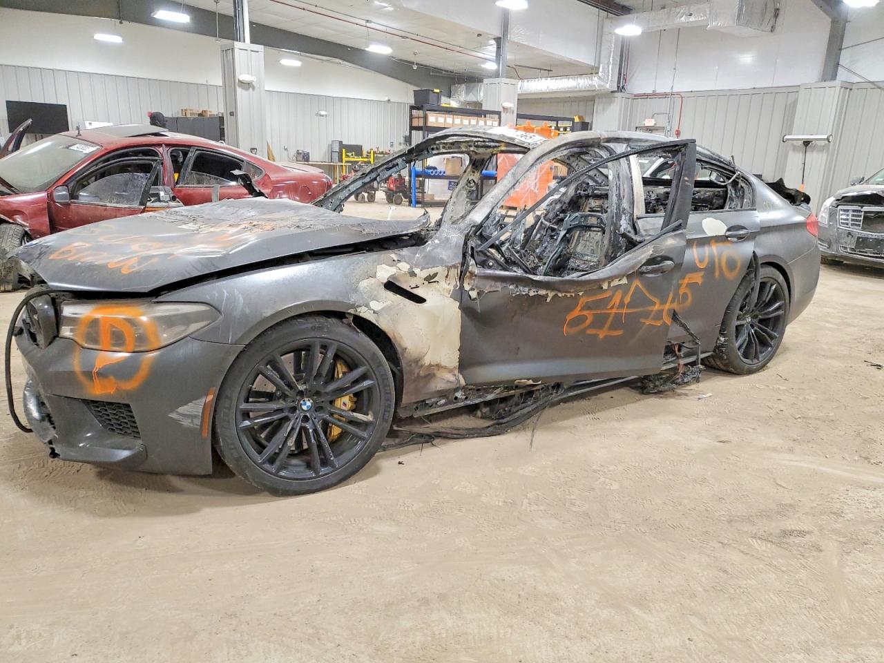 2020 BMW M5, VIN WBSJF0C09LCE86479 — Vandalism