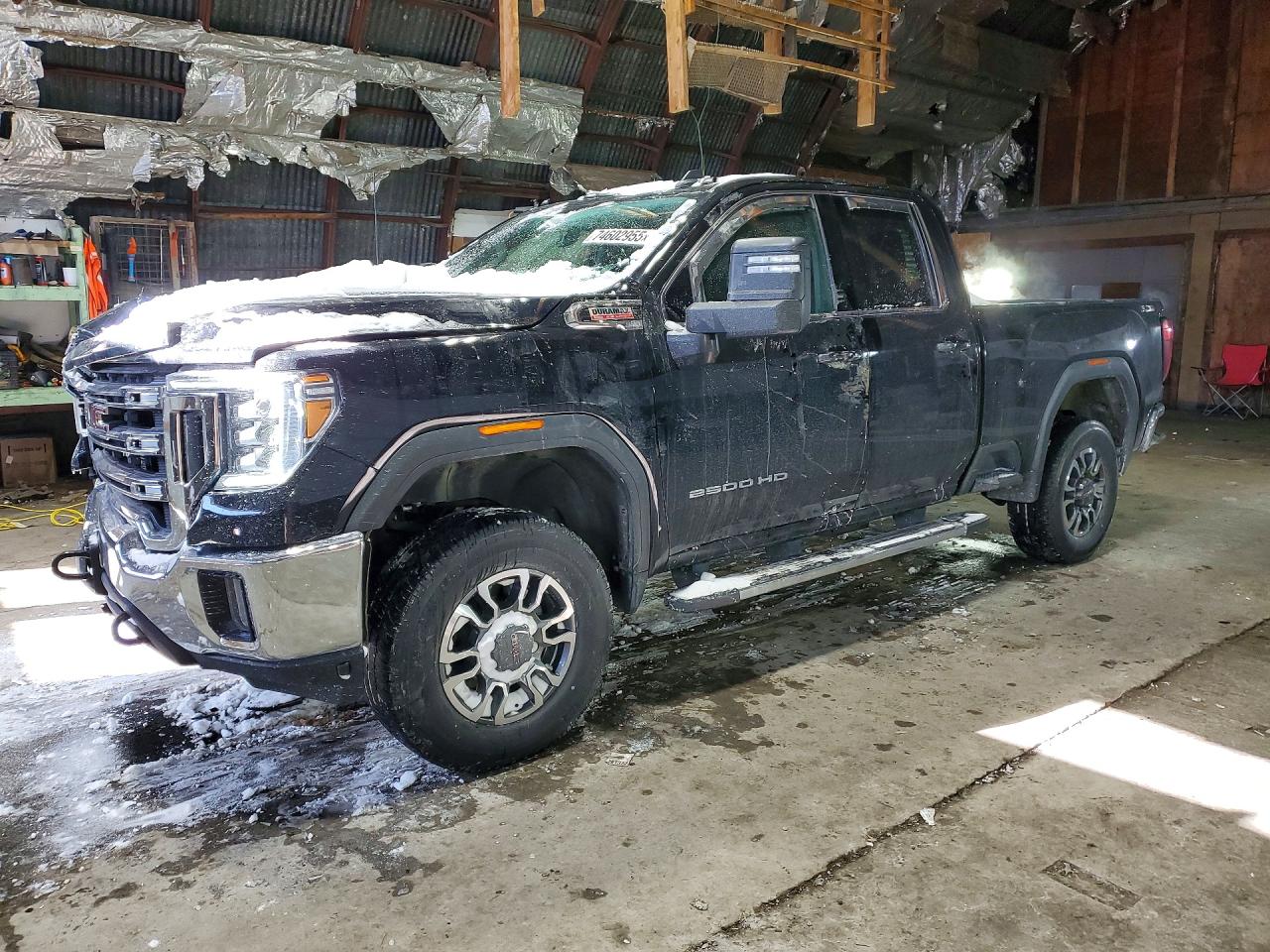 2022 GMC Sierra 2500HD SLE, VIN 1GT59MEY0NF341601 — Auction photo