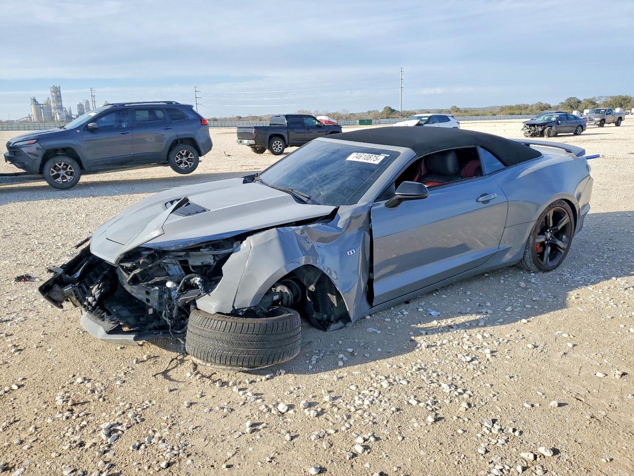 2021 Chevrolet Camaro 2SS, VIN 1G1FH3D7XM0101010 — Front end