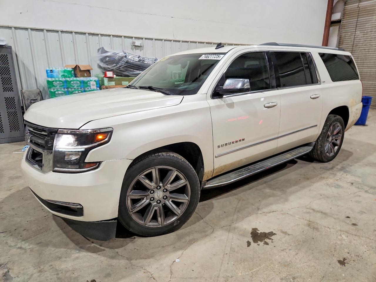 2015 Chevrolet Suburban LTZ, VIN 1GNSCKKCXFR259934 — Front end