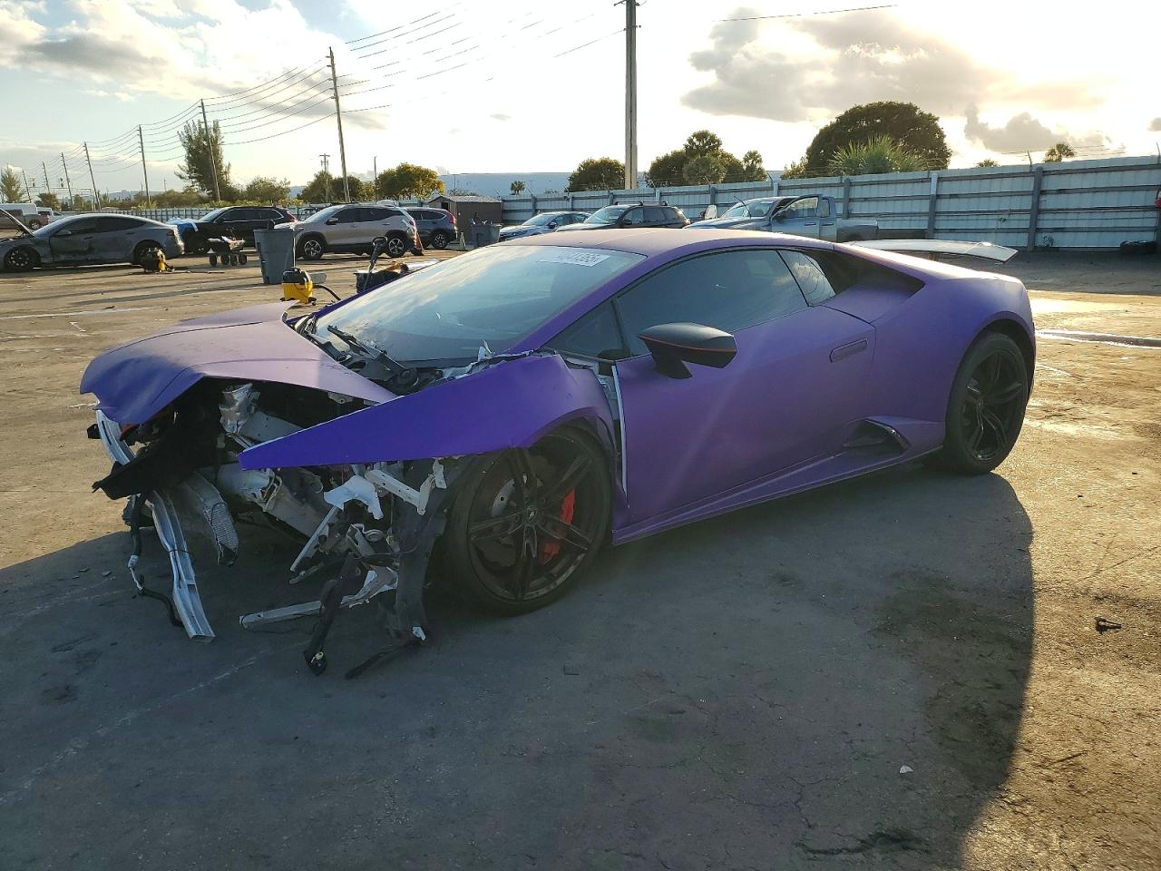 2021 Lamborghini Huracan, VIN ZHWUF5ZF3MLA16437 — Front end