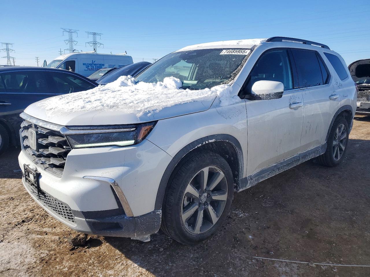 2025 Honda Pilot Elite, VIN 5FNYG1H87SB083607 — Side