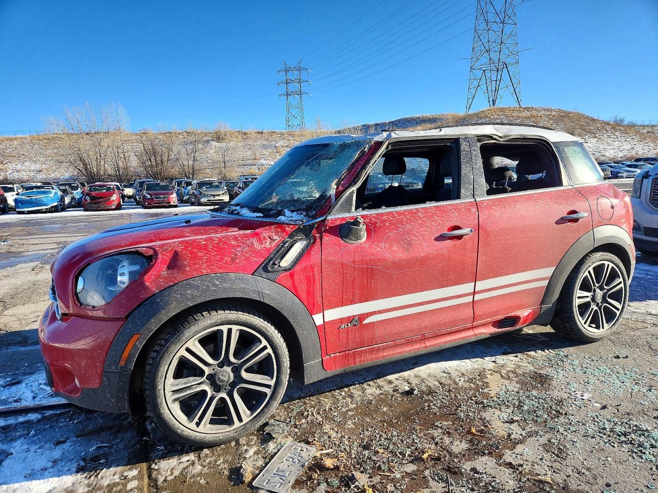 2016 MINI Countryman S, VIN WMWZC5C53GWU01288 — Крыша
