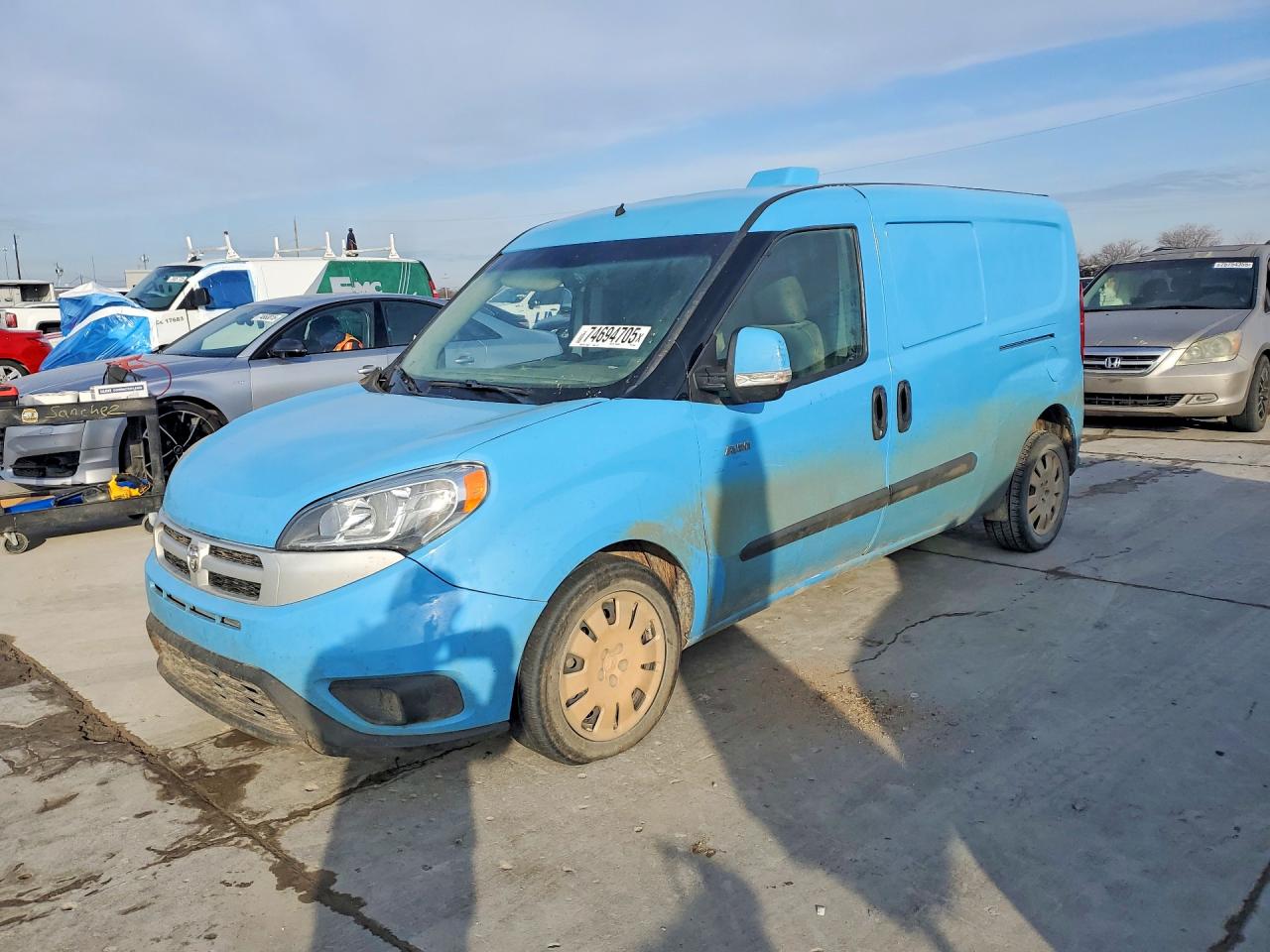 2017 Ram ProMaster City Cargo Tradesman SLT, VIN ZFBERFBB9H6G68861 — Side