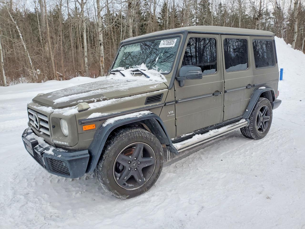 2016 Mercedes-Benz G 550, VIN WDCYC3KF1GX252798 — Vandalism