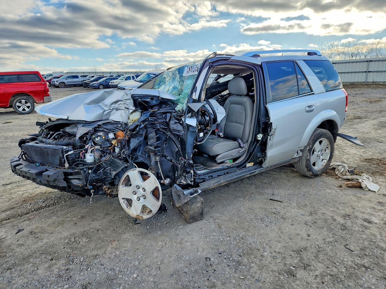 2007 Saturn VUE V6, VIN 5GZCZ53457S859368 — Опрокидывание