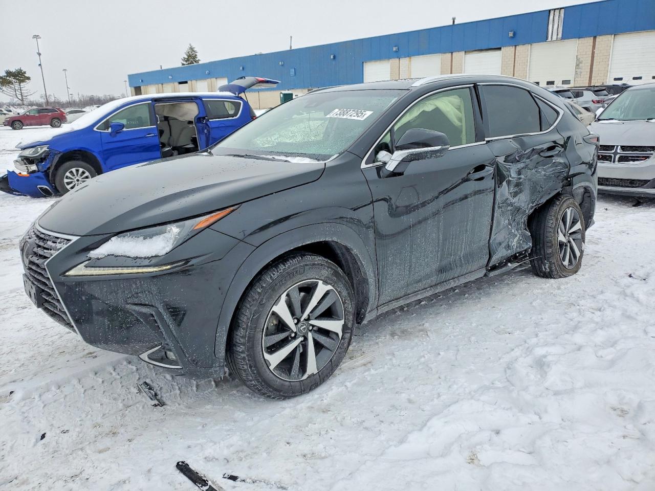 2019 Lexus NX 300, VIN JTJBARBZ2K2189650 — Rear end