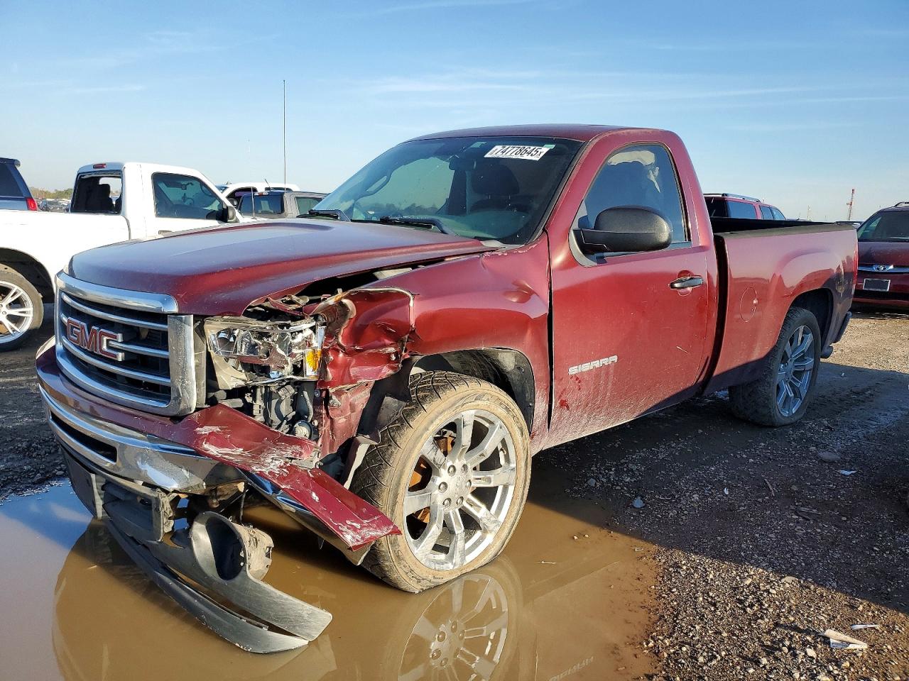 2013 GMC Sierra 1500 Work Truck, VIN 1GTN1TEA9DZ169375 — Front end