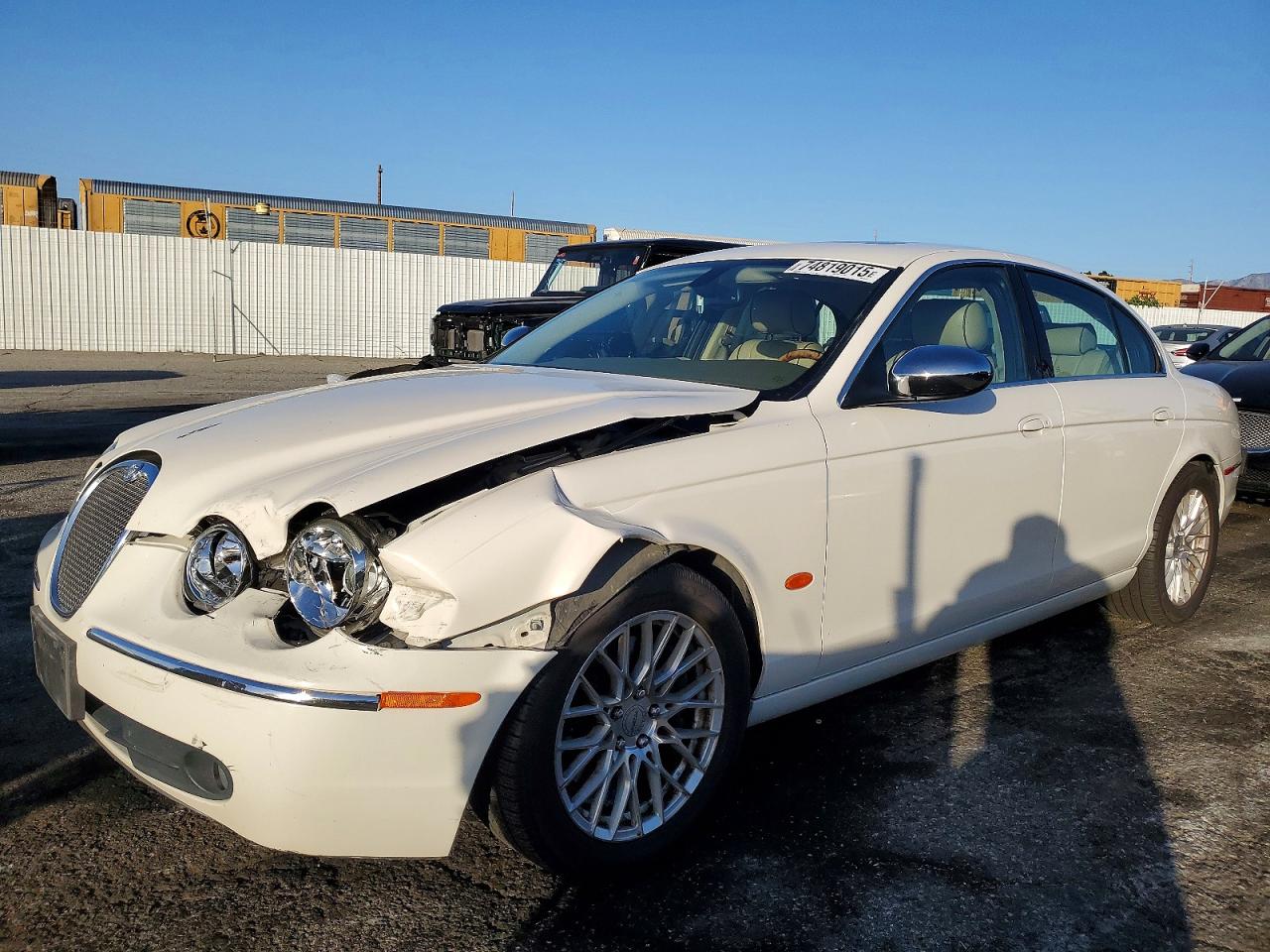 2007 Jaguar S-Type 3, VIN SAJWA01A47FN78139 — Front end