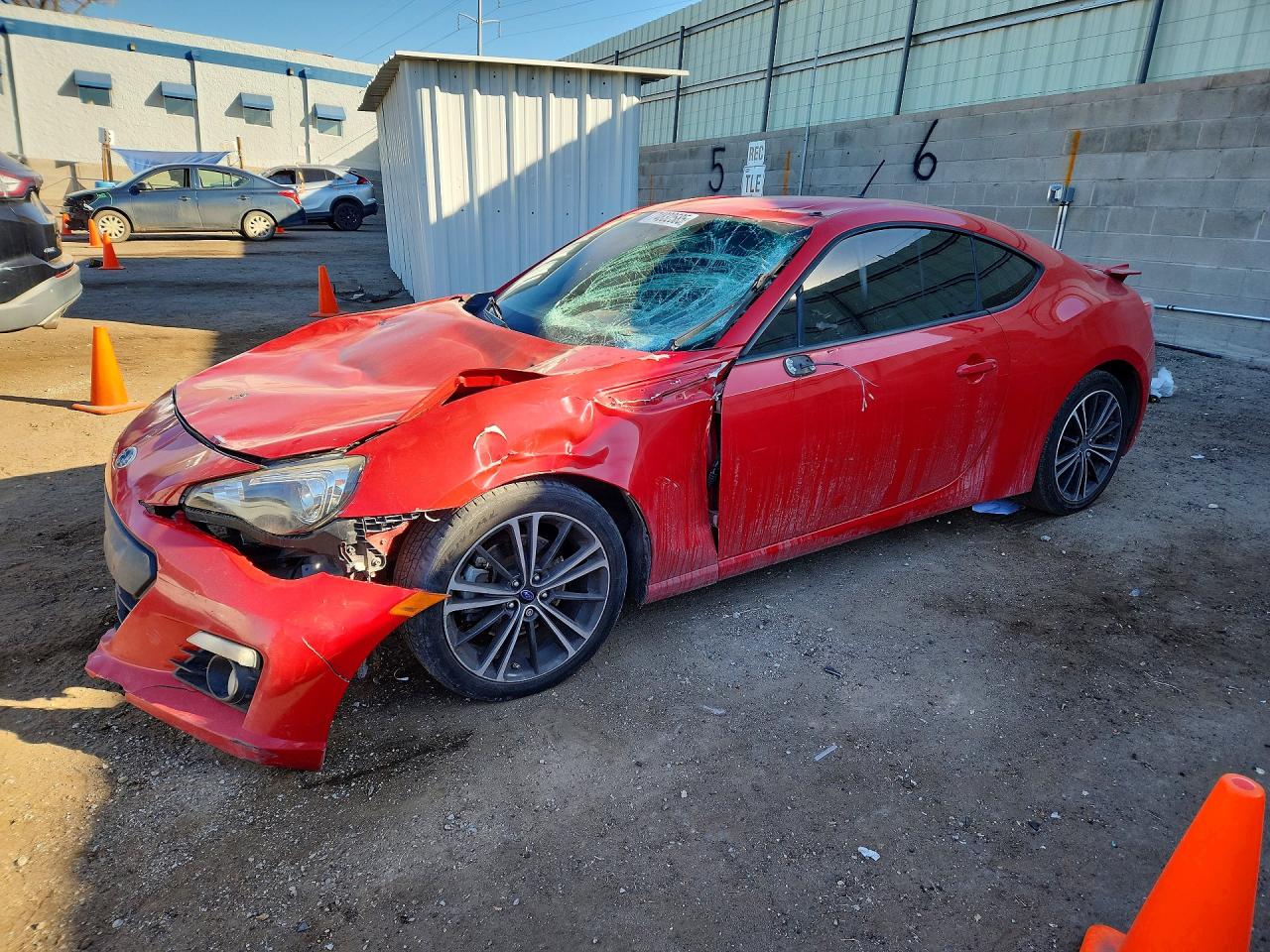 2014 Subaru BRZ Limited, VIN JF1ZCAC17E9606137 — Front end