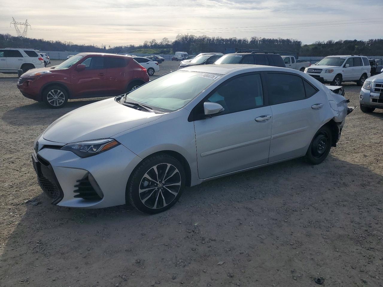 2019 Toyota Corolla LE, VIN 5YFBURHE7KP859368 — Rear end