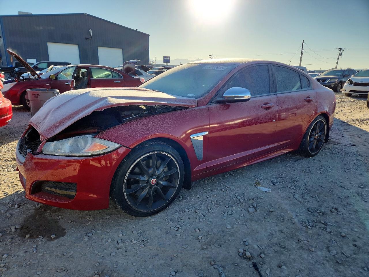 2015 Jaguar XF Portfolio, VIN SAJWJ0FF6F8U81600 — Front end