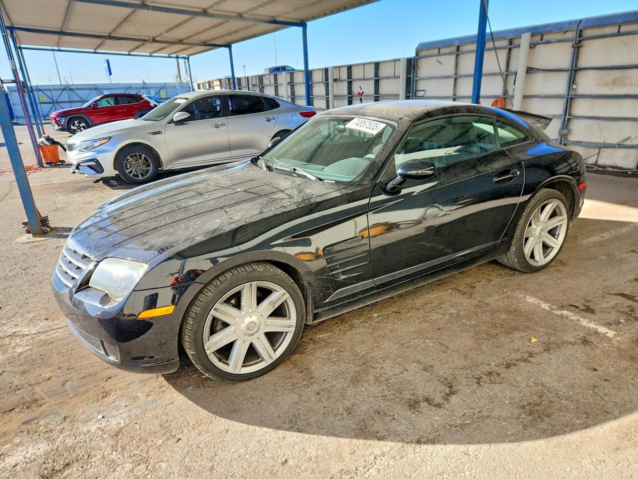 2007 Chrysler Crossfire, VIN 1C3LN59L97X072345 — Rear end