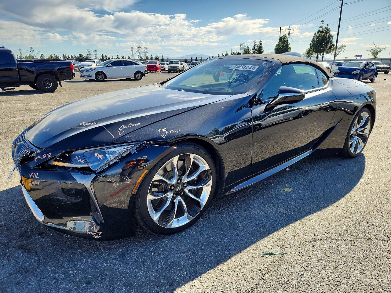 2023 Lexus LC 500h, VIN JTHMPAAY7PA106889 — Front end
