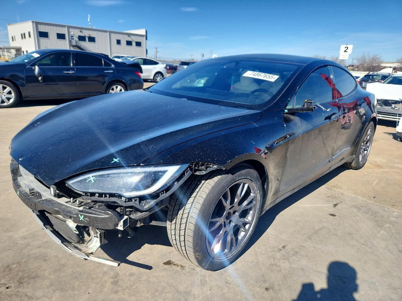 2025 Tesla Model S, VIN 5YJSA1E53SF549020 — Front end
