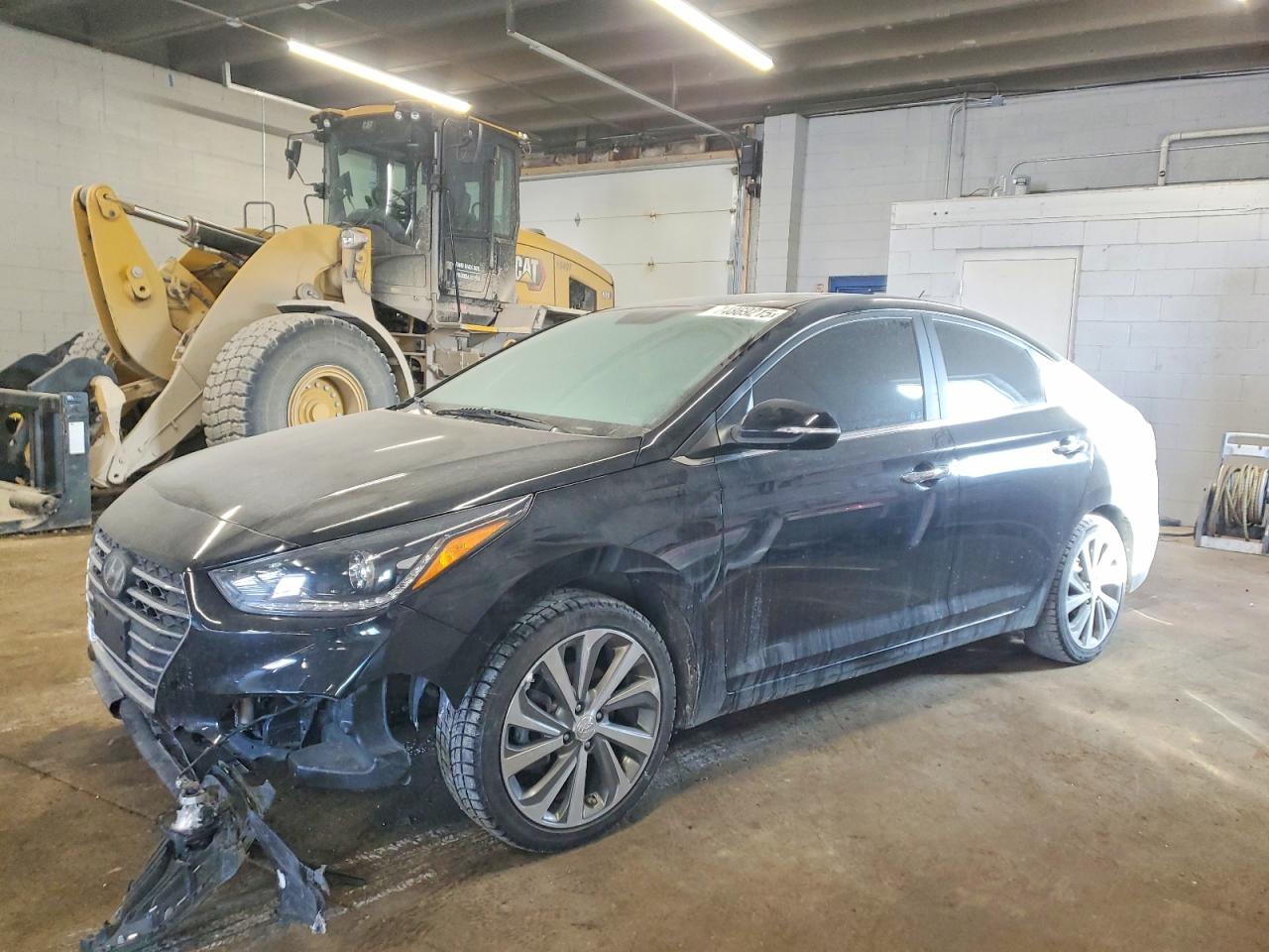 2022 Hyundai Accent Limited, VIN 3KPC34A68NE173018 — Front end