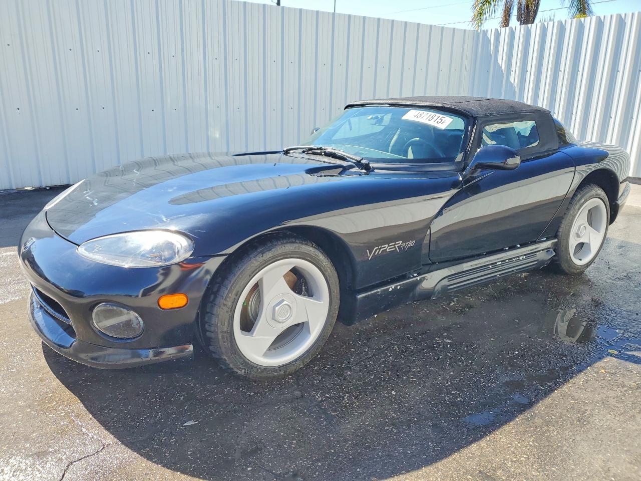 1994 Dodge Viper, VIN 1B3BR65E9RV102842 — Water / flood