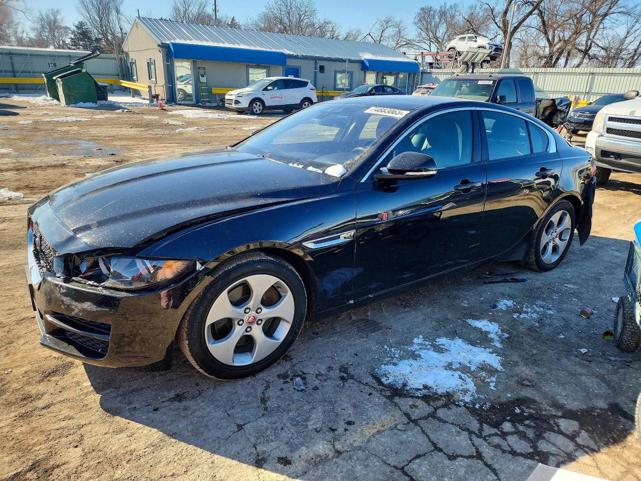 2017 Jaguar XE 25t, VIN SAJAR4BGXHA977990 — Rear end