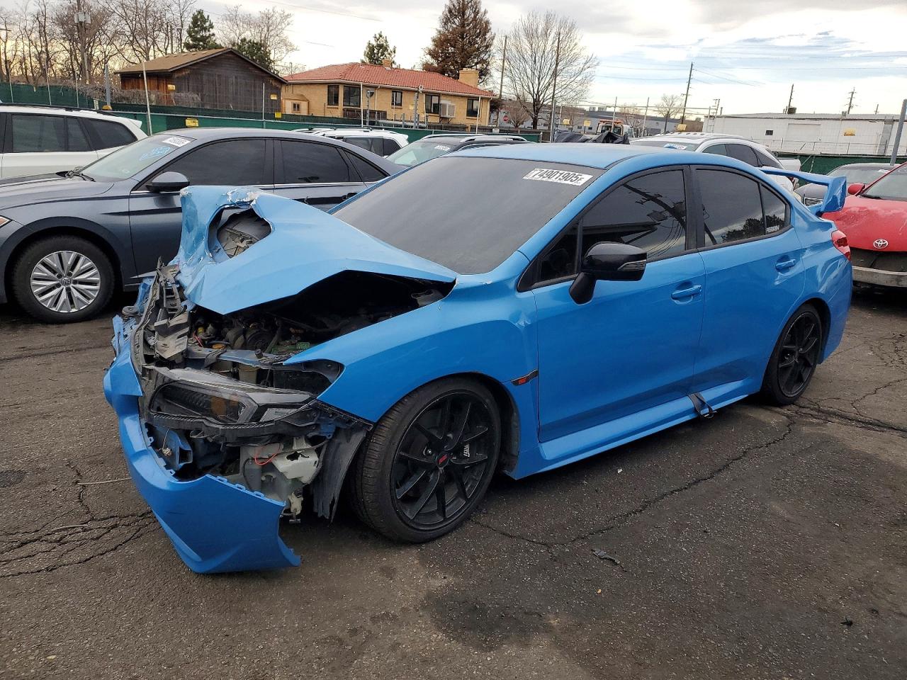 2016 Subaru WRX STI Series.HyperBlue, VIN JF1VA2U67G9813750 — Front end