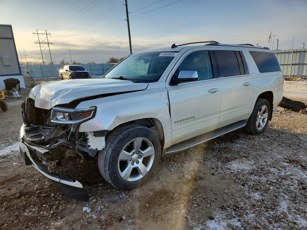 2015 Chevrolet Suburban LTZ, VIN 1GNSKKKC9FR132711 — Front end