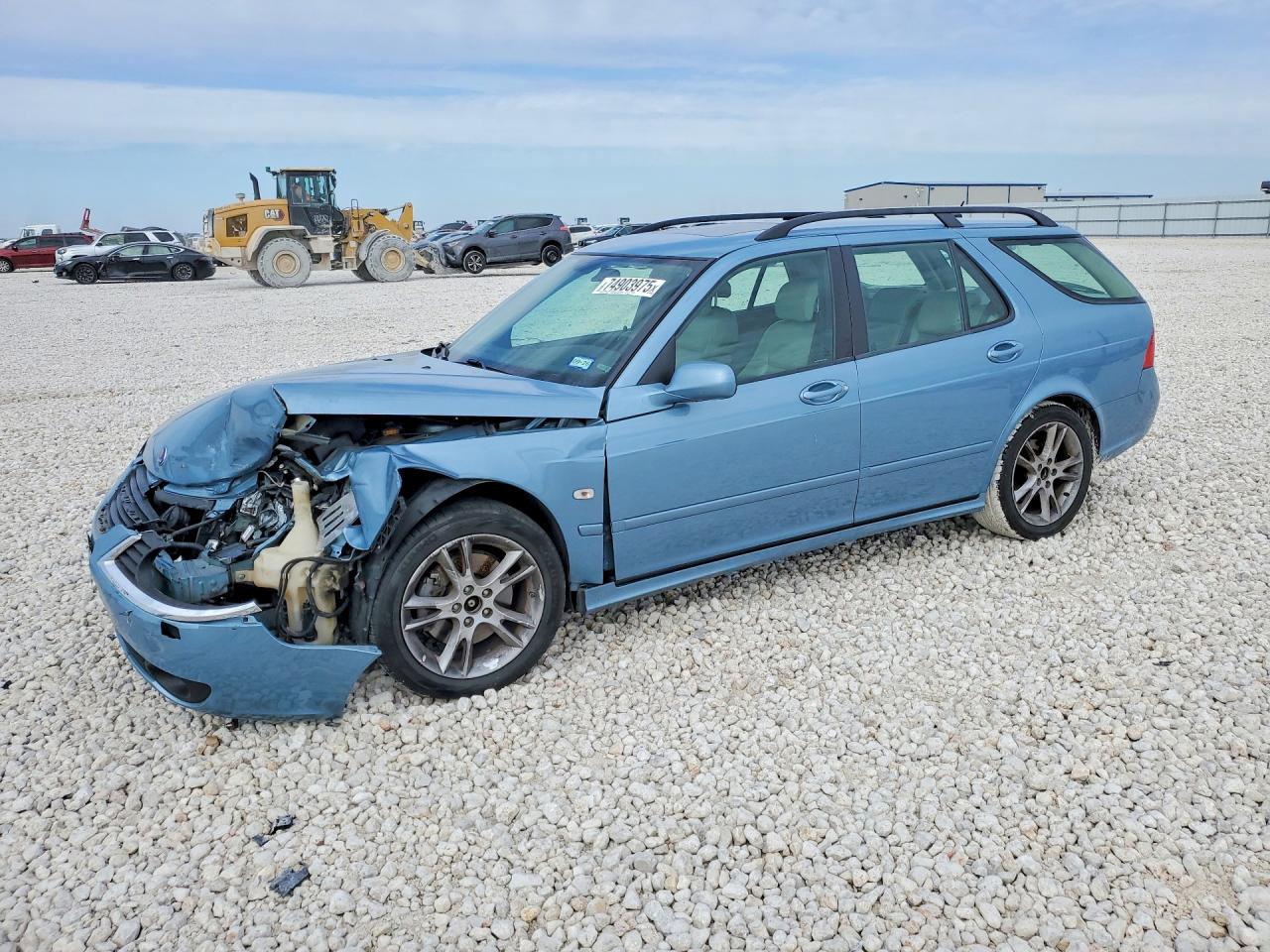 2008 Saab 9-5 SportCombi, VIN YS3ED59G583505008 — Перед