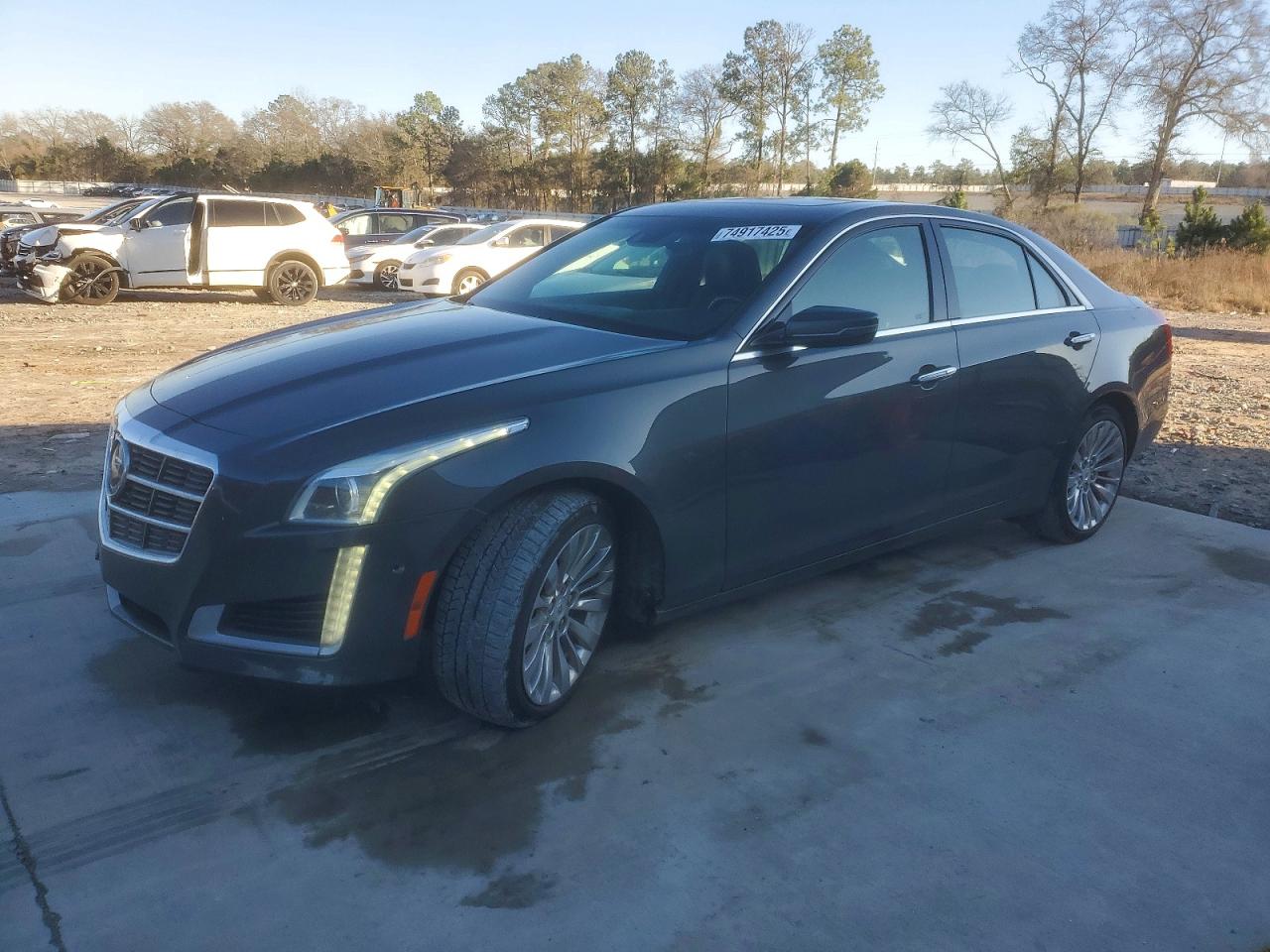2014 Cadillac CTS Premium AWD, VIN 1G6AZ5S33E0161922 — Undercarriage