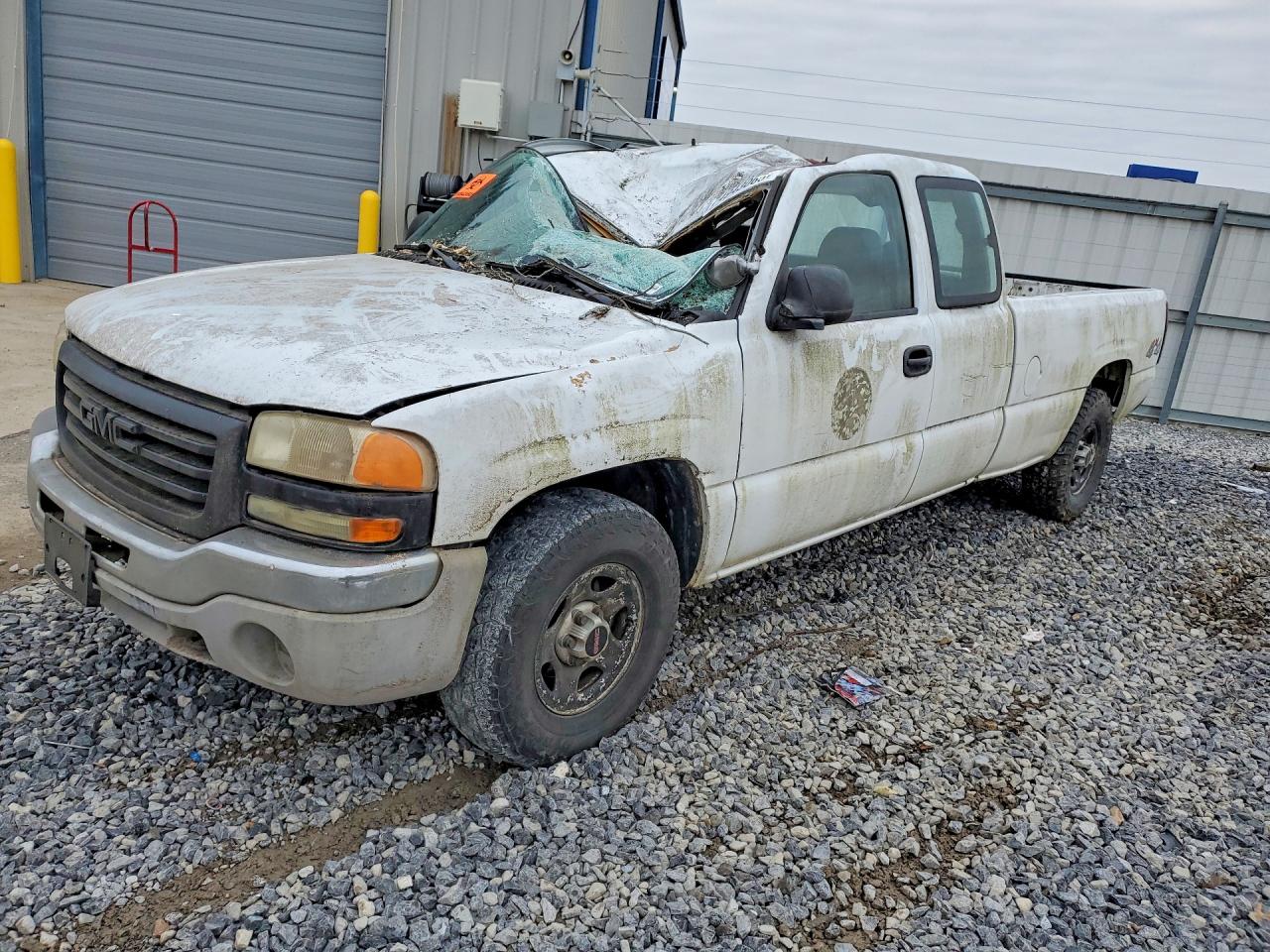 2004 GMC Sierra 1500 SLE, VIN 1GTEK19V84E247375 — Крыша