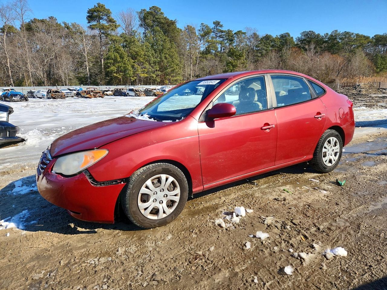 2010 Hyundai Elantra GLS, VIN KMHDU4AD7AU005796 — Front end