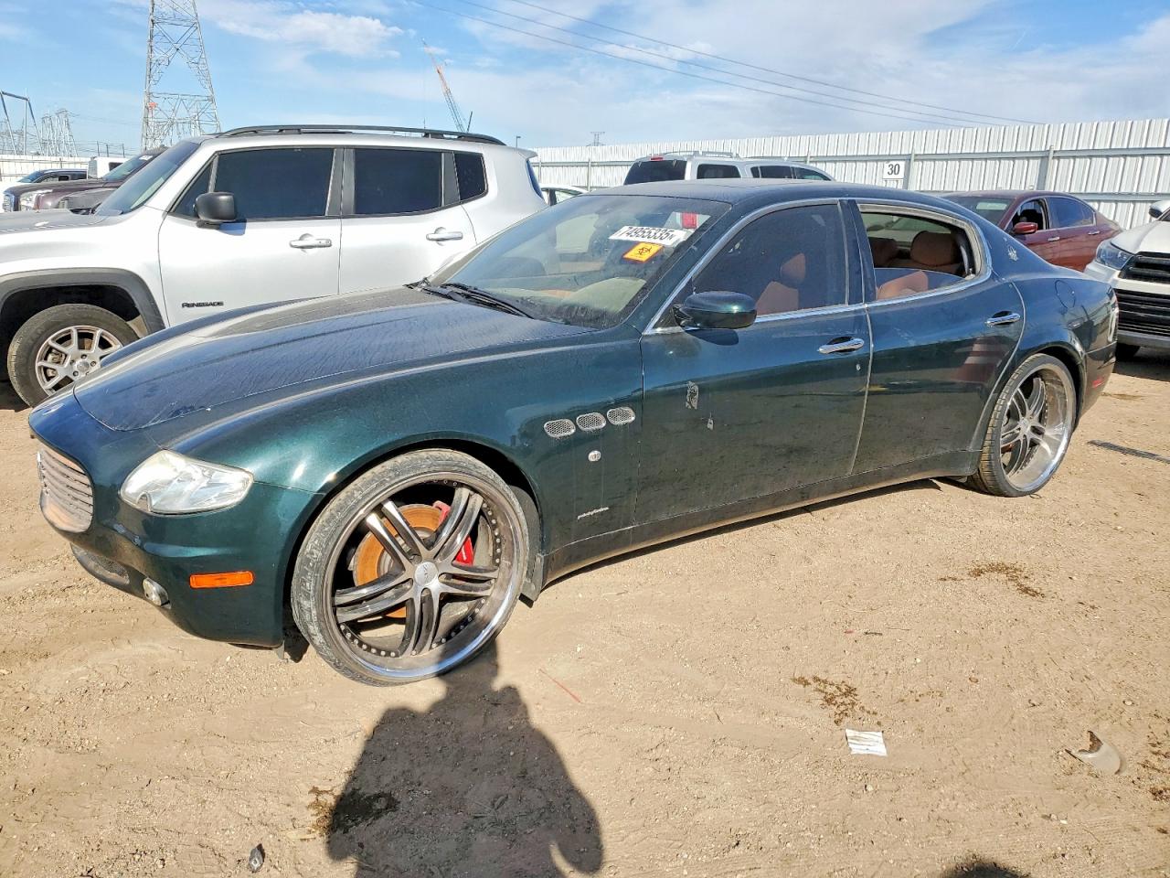 2006 Maserati Quattroporte, VIN ZAMCE39A160026655 — Rear end