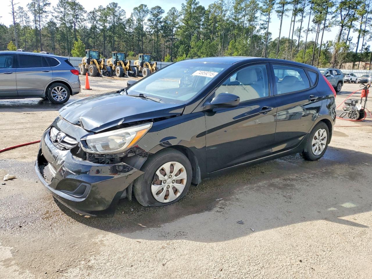2015 Hyundai Accent GS, VIN KMHCT5AE6FU220770 — Front end