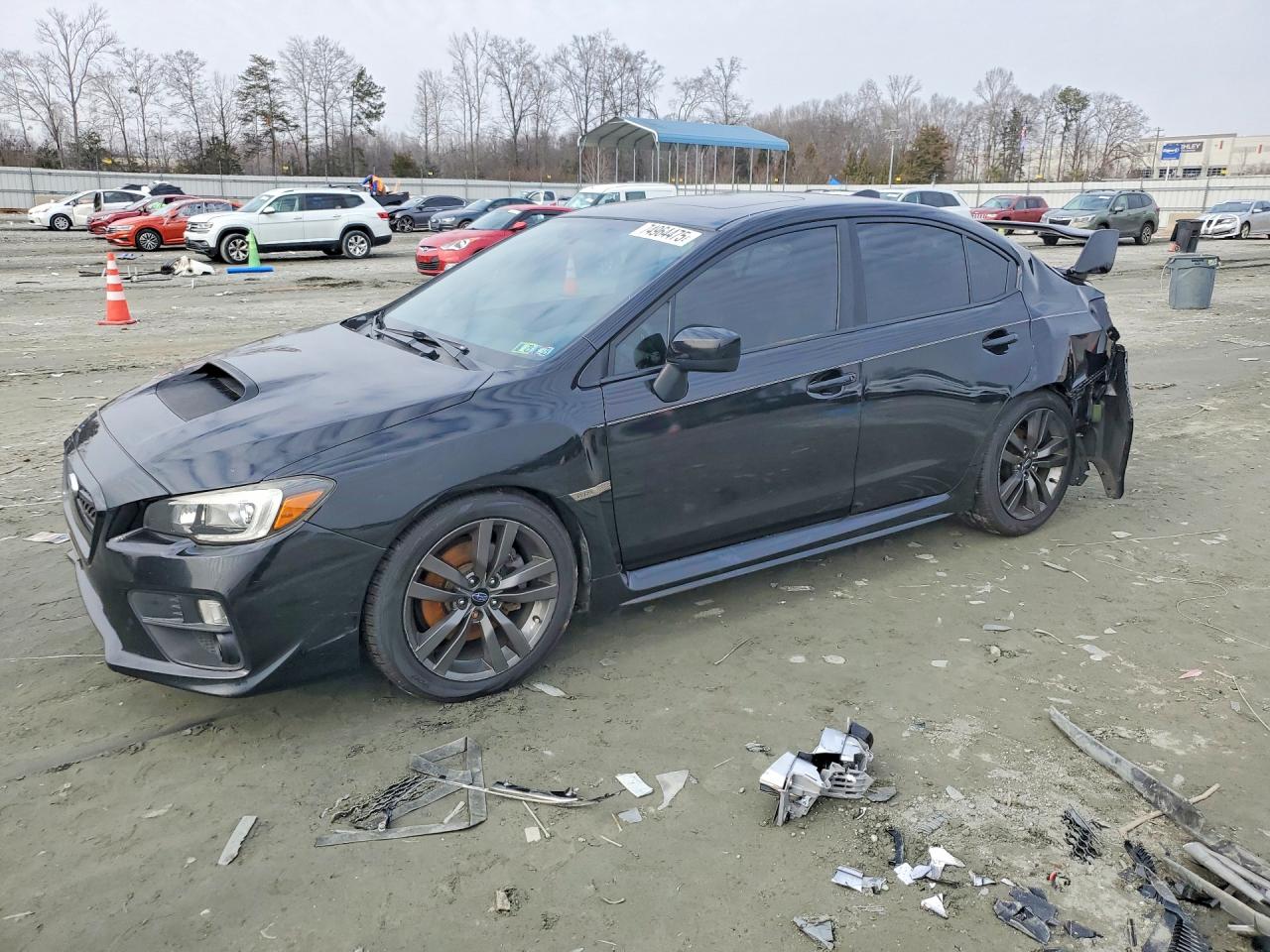 2016 Subaru WRX Limited, VIN JF1VA1J62G8802305 — Rear end