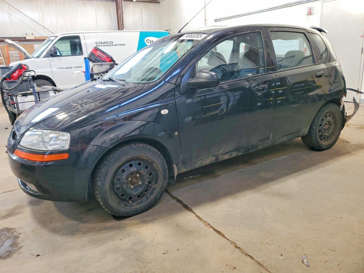 2008 Pontiac Wave, VIN KL2TW65658B046244 — Rear end