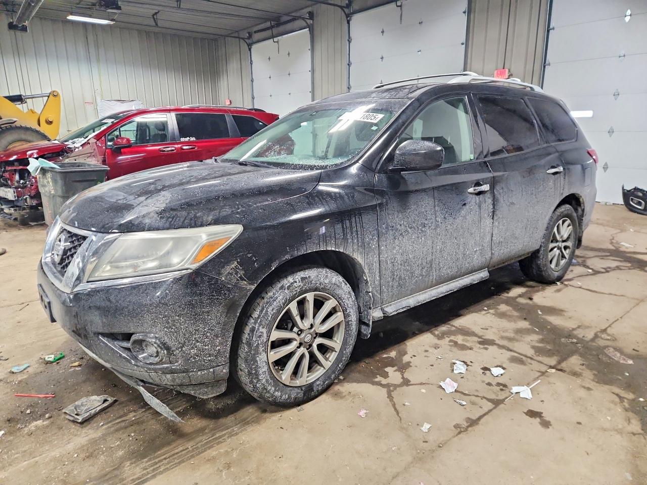 2013 Nissan Pathfinder Platinum, VIN 5N1AR2MM4DC645138 — Undercarriage