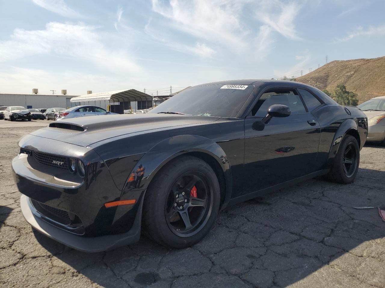 2018 Dodge Challenger SRT Demon, VIN 2C3CDZH91JH100814 — Replaced VIN
