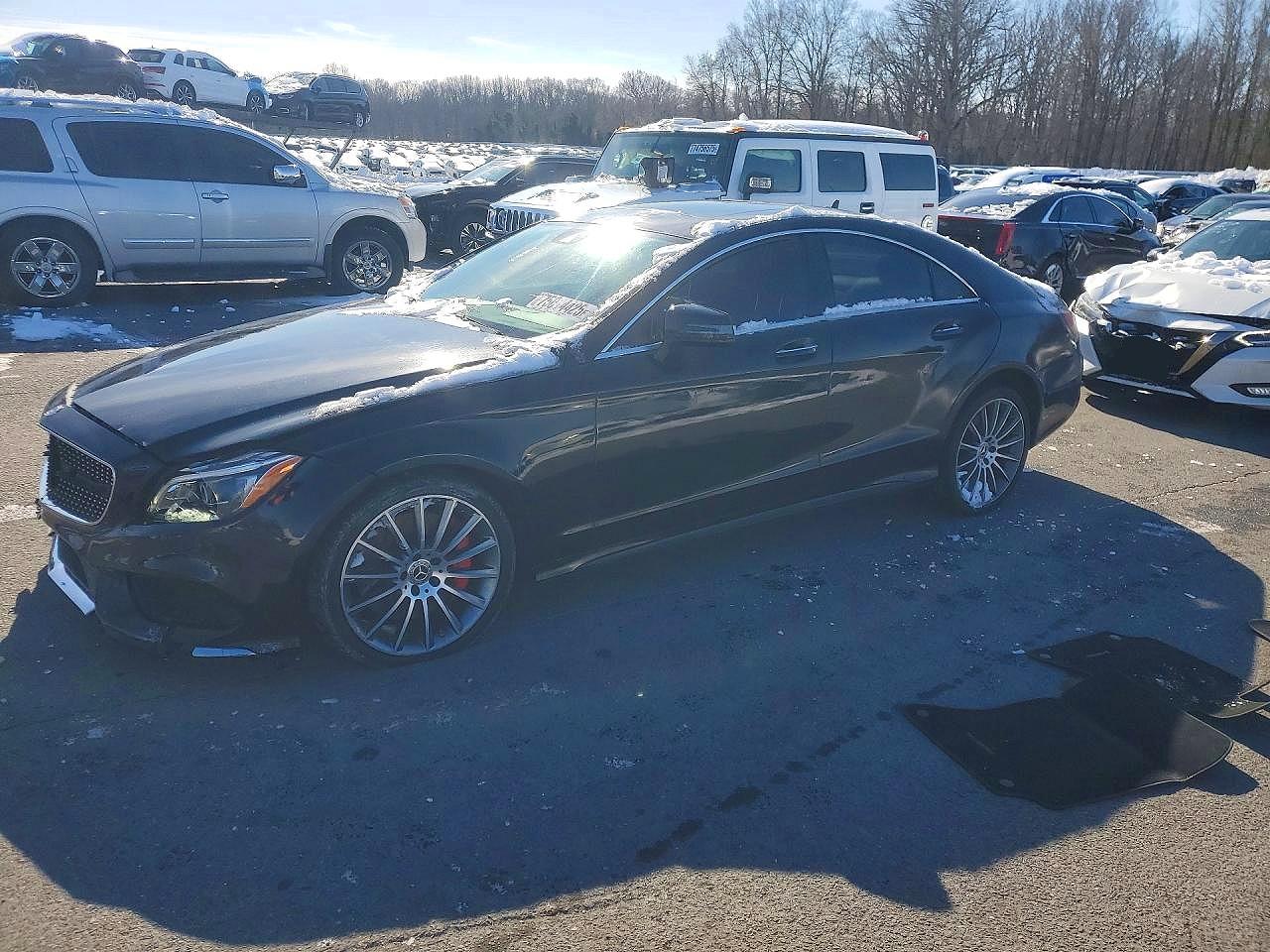 2017 Mercedes-Benz CLS 550, VIN WDDLJ9BB1HA200166 — Front end