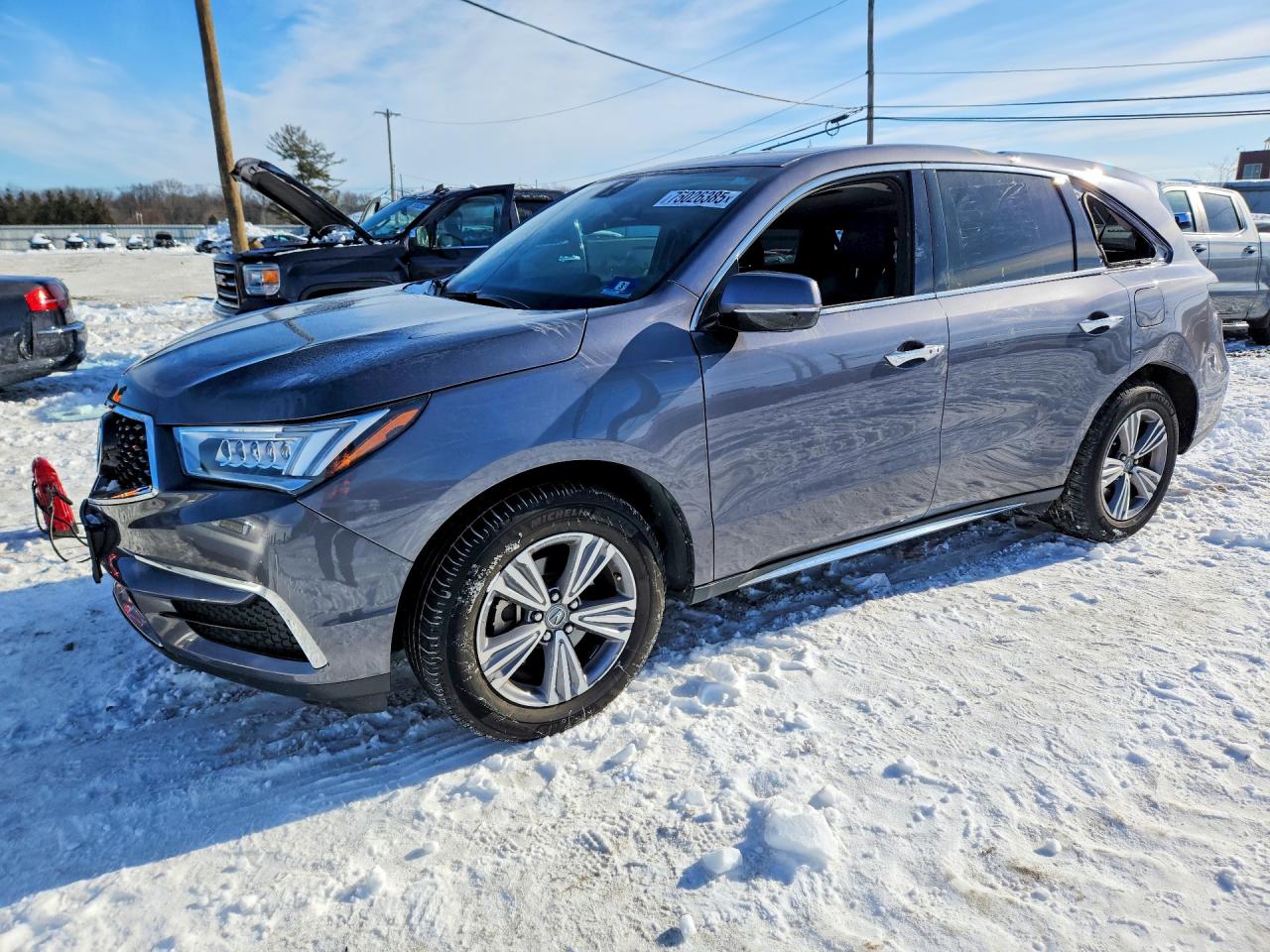 2020 Acura MDX, VIN 5J8YD4H31LL038709 — Partial repair