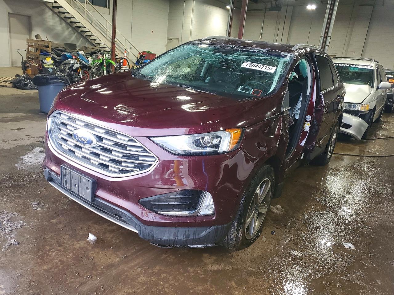 2019 Ford Edge SEL, VIN 2FMPK4J99KBC24961 — Rollover