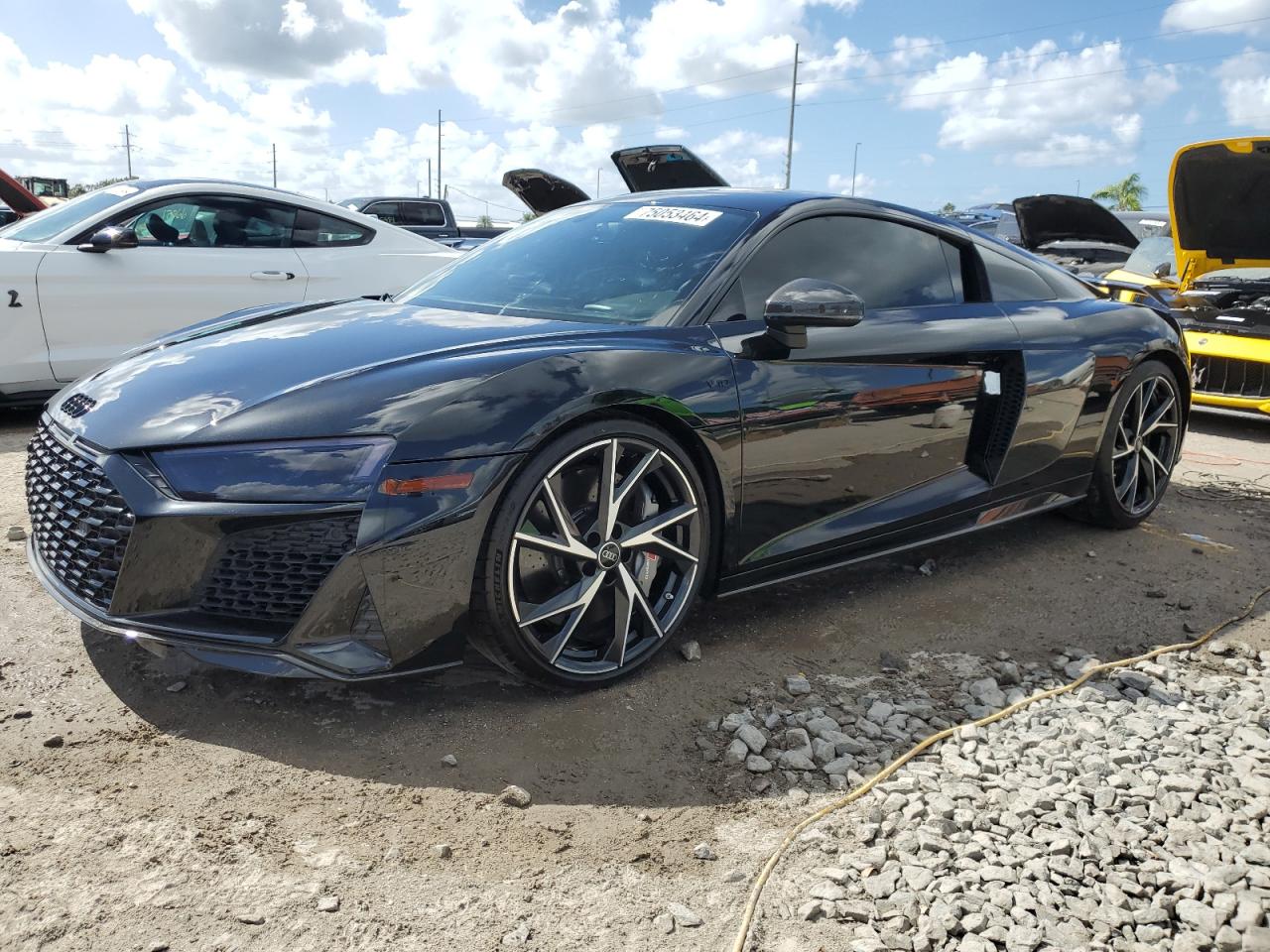 2021 Audi R8 performance quattro, VIN WUAKBAFX6M7901404 — Water / flood